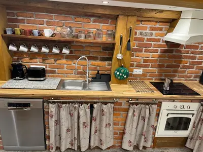 Kuchnia lub aneks kuchenny w obiekcie Dom Podgórze 23