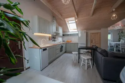 Kuchnia lub aneks kuchenny w obiekcie Apartament 3-cie piętro