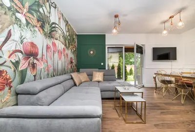 Część wypoczynkowa w obiekcie Apartament Glivia 66B