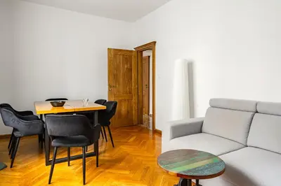 Część wypoczynkowa w obiekcie RentPlanet - Apartament Grabiszyńska