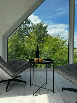 Balkon lub taras w obiekcie Brzozowa 15