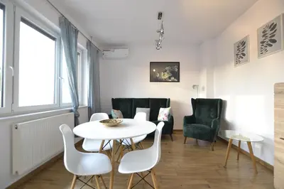 Część wypoczynkowa w obiekcie APARTAMENT KŁODNICKA z PARKINGIEM , Klimatyzacja