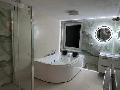 Łazienka w obiekcie Domek w Dusznikach - sauna free