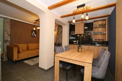 Część wypoczynkowa w obiekcie Domek w Dusznikach - sauna free