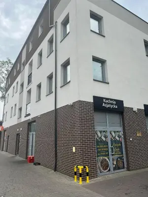 Budynek, w którym mieści się apartament