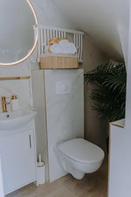 Łazienka w obiekcie SowaSMART Apartament z sauną