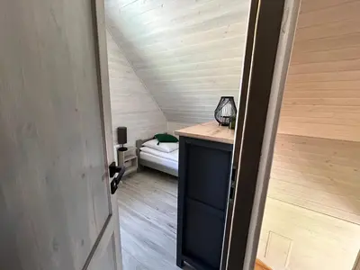 Łóżko lub łóżka w pokoju w obiekcie WIDOKOWO - Relaks, spokój i cisza