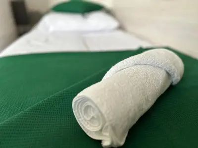 Łóżko lub łóżka w pokoju w obiekcie WIDOKOWO - Relaks, spokój i cisza