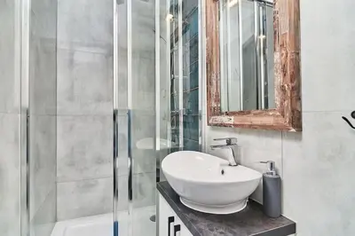 Łazienka w obiekcie Klimatyczne mieszkanie Centrum