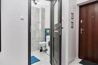 Łazienka w obiekcie Klimatyczne mieszkanie Centrum