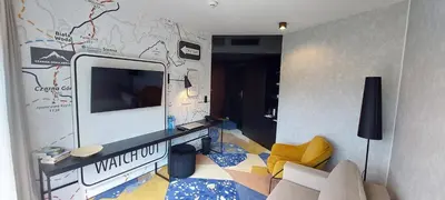 Telewizja i/lub zestaw kina domowego w obiekcie Apartament Biała Perła Czarna Góra Resort