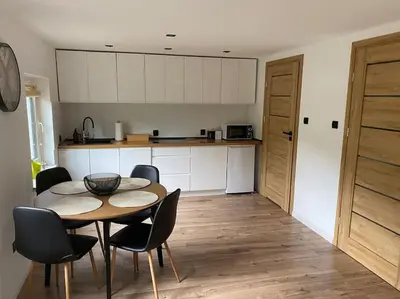 Kuchnia lub aneks kuchenny w obiekcie Apartament pod Sejdakiem