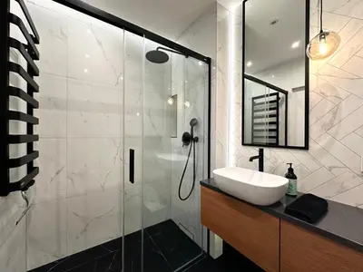 Łazienka w obiekcie Mieszczańska 25 Apartment - Self check-in 20h - parking & lift