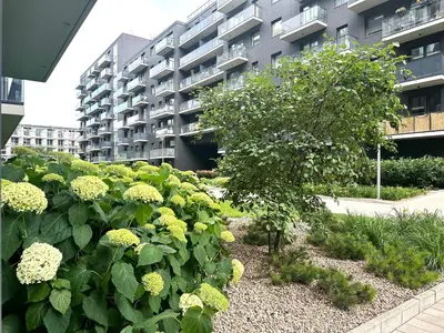 Ogród w obiekcie Mieszczańska 25 Apartment - Self check-in 20h - parking & lift
