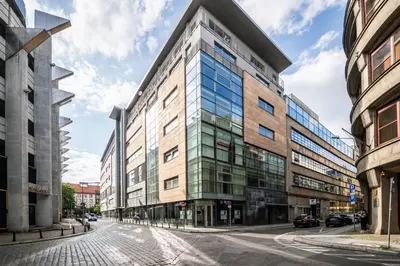 Budynek, w którym mieści się apartament