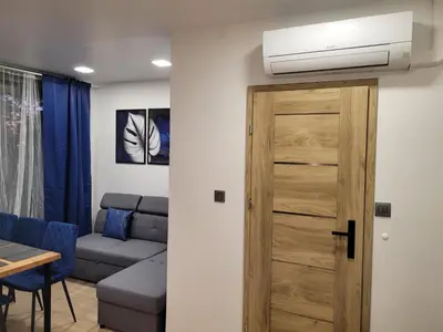 Część wypoczynkowa w obiekcie Apartament Radiostacja III z ogródkiem, parking free
