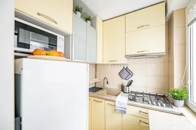 Kuchnia lub aneks kuchenny w obiekcie NiceOne Apartment Number 3 - W samym Centrum! AC