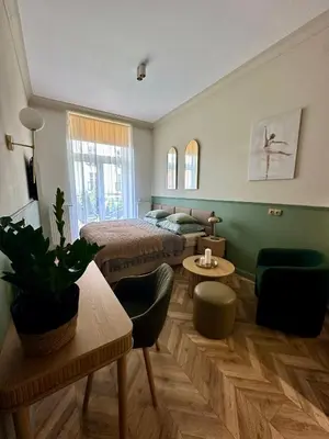 Część wypoczynkowa w obiekcie Apartament OPAL Mickiewicza