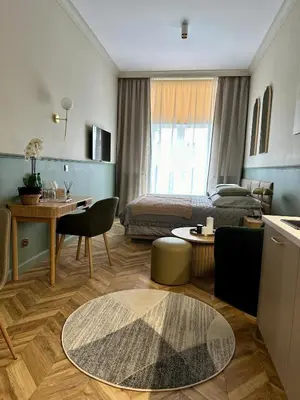 Część wypoczynkowa w obiekcie Apartament OPAL Mickiewicza