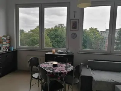 Część wypoczynkowa w obiekcie Przy parku klimatyzacja parking wifi