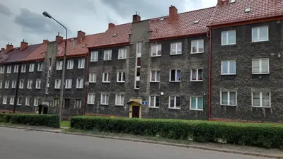 Budynek, w którym mieści się apartament