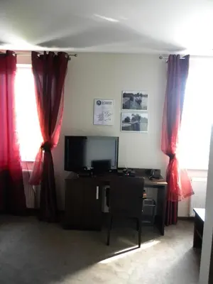 Telewizja i/lub zestaw kina domowego w obiekcie Hotel Kosmonauty Wrocław-Airport
