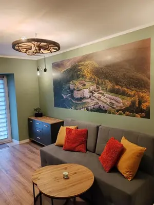 Część wypoczynkowa w obiekcie Apartament Mała Twierdza