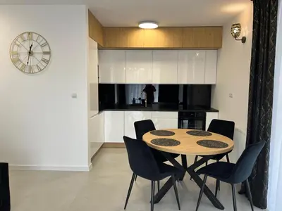Kuchnia lub aneks kuchenny w obiekcie Apartament Poznańska 2