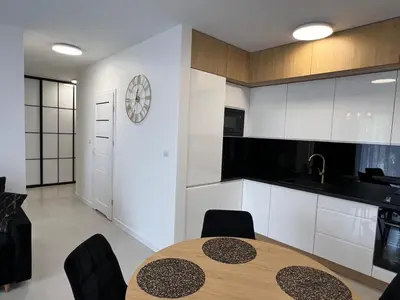 Kuchnia lub aneks kuchenny w obiekcie Apartament Poznańska 2