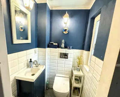 Łazienka w obiekcie Stylowy Apartament w sercu Uzdrowiska