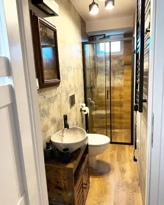 Łazienka w obiekcie Apartament Antracytowe Wrota