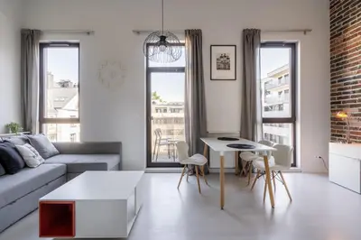 Część wypoczynkowa w obiekcie RentPlanet - Apartament Matejki