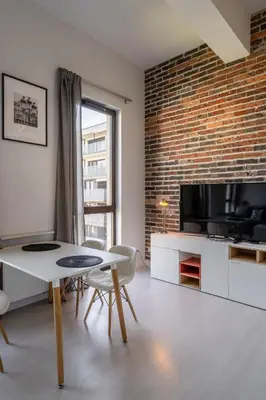 Telewizja i/lub zestaw kina domowego w obiekcie RentPlanet - Apartament Matejki