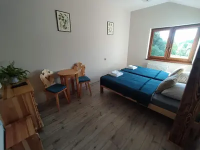 Część wypoczynkowa w obiekcie Derkaczowa Kotlina