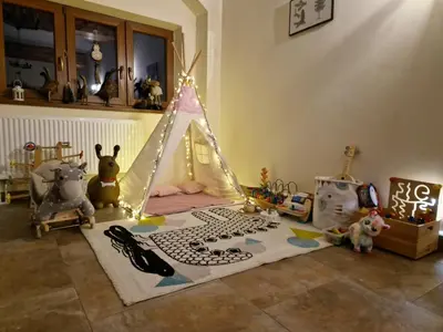 Plan piętra w obiekcie Derkaczowa Kotlina