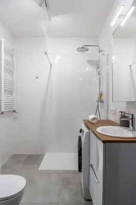 Łazienka w obiekcie RentPlanet - Apartament Miedziana