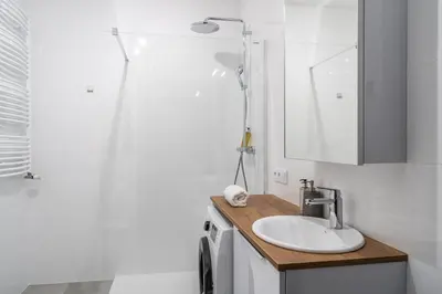 Łazienka w obiekcie RentPlanet - Apartament Miedziana