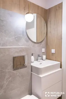 Łazienka w obiekcie Apartament Brzoskwiniowy