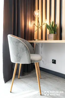 Część wypoczynkowa w obiekcie Apartament Brzoskwiniowy