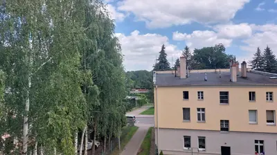 Budynek, w którym mieści się apartament