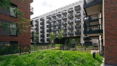 Budynek, w którym mieści się apartament