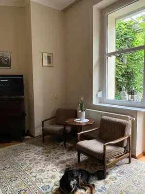 Część wypoczynkowa w obiekcie Oaza Borek - Stylowy Apartament