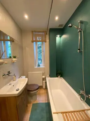Łazienka w obiekcie Oaza Borek - Stylowy Apartament