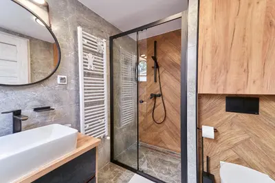 Łazienka w obiekcie Apartamenty Sowi Most