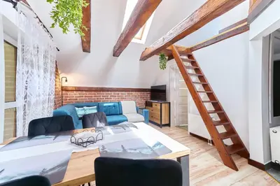 Część wypoczynkowa w obiekcie Apartamenty Sowi Most