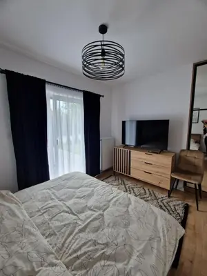Telewizja i/lub zestaw kina domowego w obiekcie Aleja Ogrodowa z Jacuzzi
