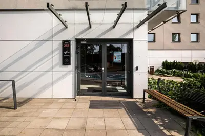 Fasada lub wejście do obiektu Wrocław Studio - Balcony, Fitness - by Rentujemy