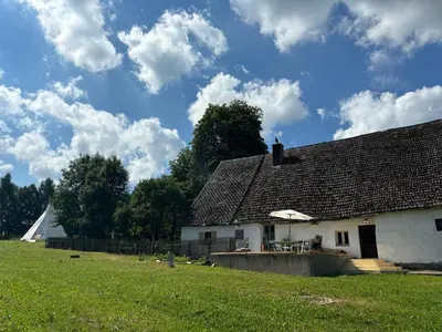 Budynek, w którym mieści się apartament