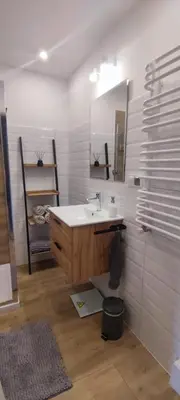 Łazienka w obiekcie Apartament Lubin