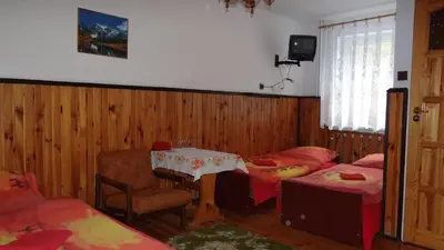 Telewizja i/lub zestaw kina domowego w obiekcie Ośrodek Wypoczynkowy 